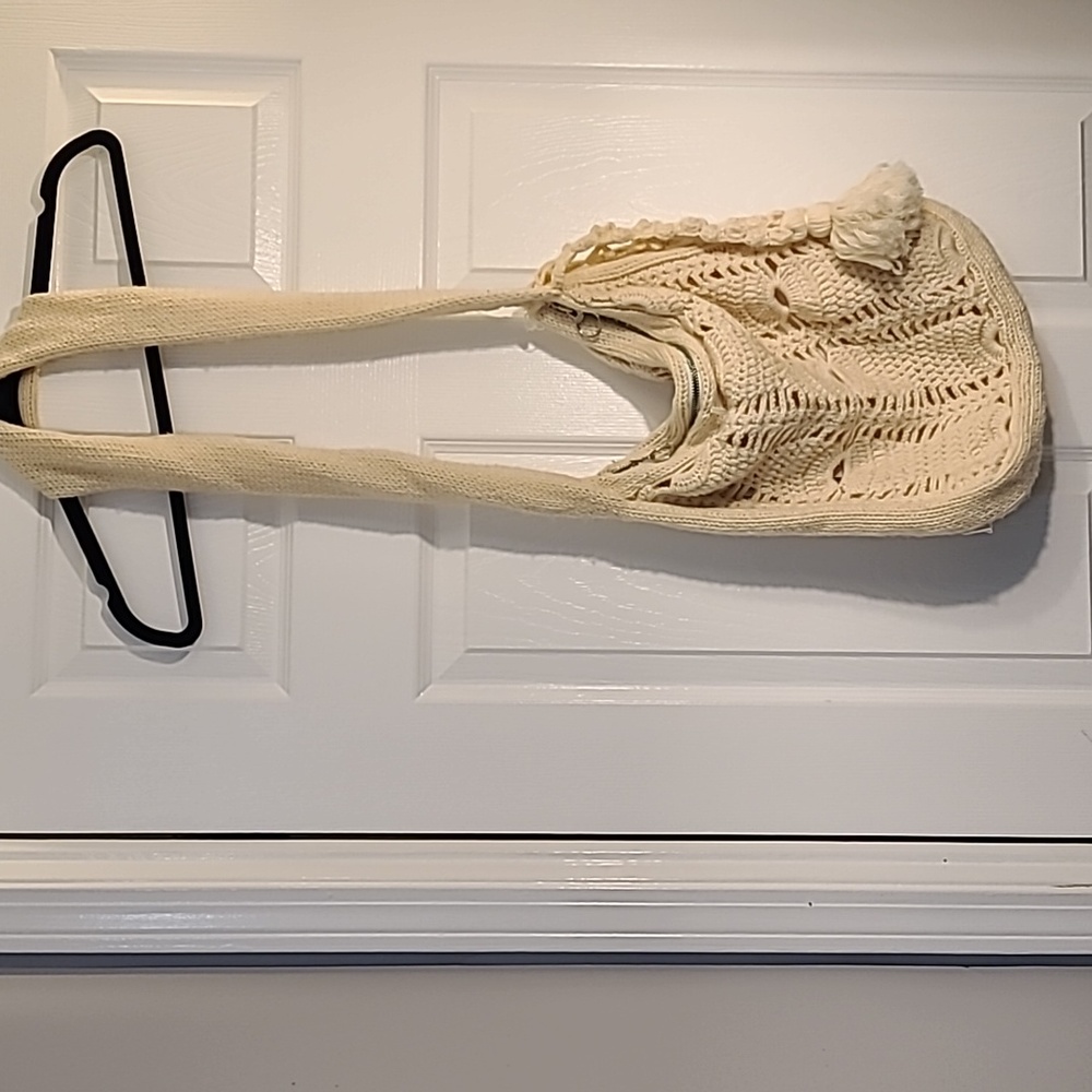 Armani Exchange Knitted Yarn Shoulder Bag